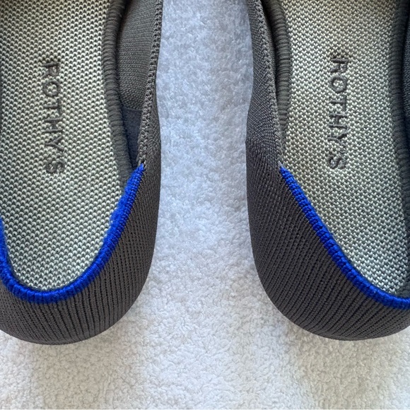 Rothy's Women's "The Daily Flat" - Gray & Blue Ballet Flats - SIZE 8.5 - Picture 3 of 9